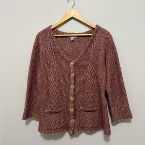 Vintage St. John Sport Button-Up Sweater